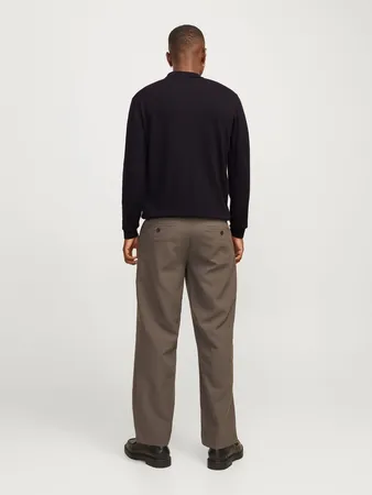 Jjeemil Knit Polo Half Zip Ls Noos
