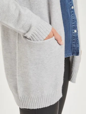 Viril Open L/s Knit Cardigan -