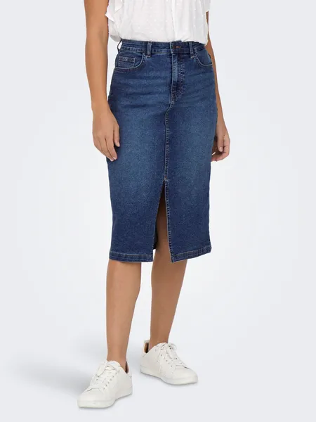 Jdymoon Mw Midi Slit Skirt Dnm