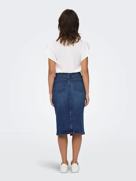 Jdymoon Mw Midi Slit Skirt Dnm