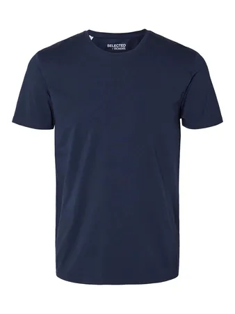 Slhnewpima Ss O-neck Tee B Noo