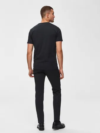 Slhnewpima Ss O-neck Tee B Noo