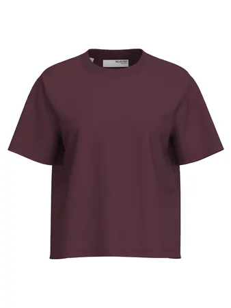 Slfessential Ss Boxy Tee Noos