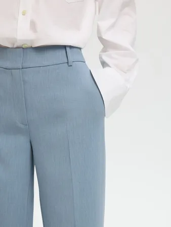 Slfrita Mw Wide Pant Mel Noos