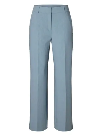 Slfrita Mw Wide Pant Mel Noos
