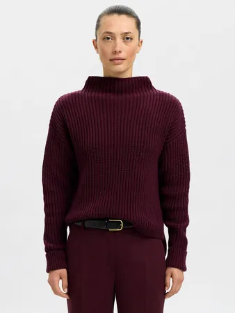 Slfselma Sus Ls Knit Pullover Noos