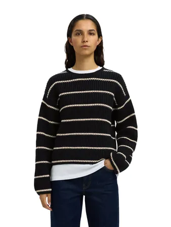 Slfselma Sus Ls Knit O-neck No