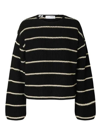 Slfselma Sus Ls Knit O-neck No