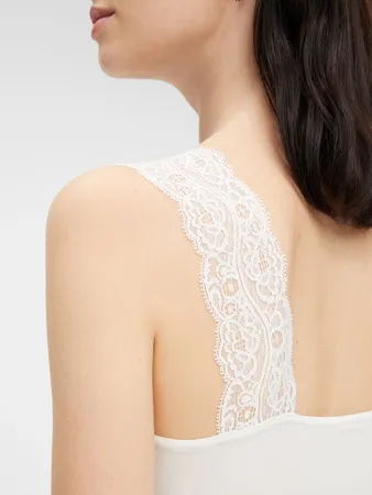 Pcbarbera Lace Top Noos