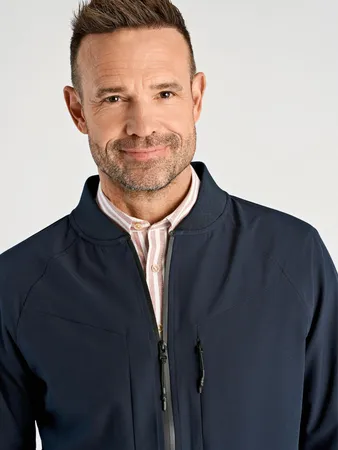 Stretch Bomber Jacket