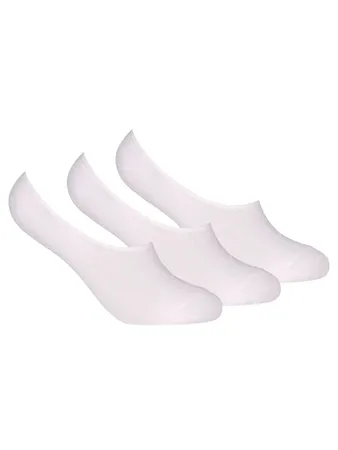 Bomullsstrumpa Dam Invisible 3-pack