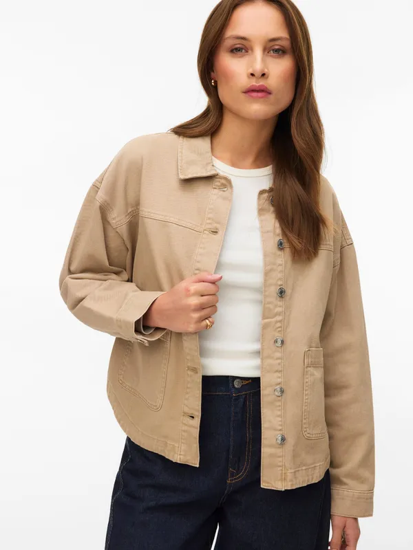 Vmjamie Ls Denim Shacket Mix G