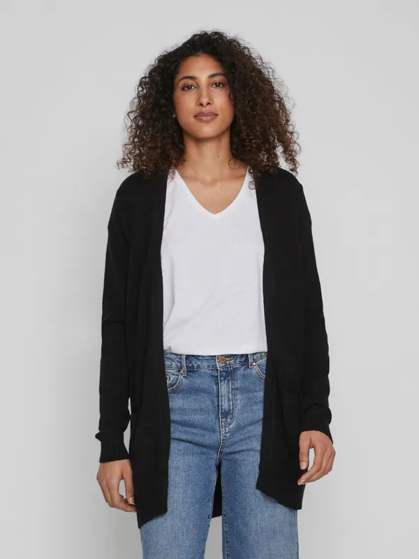 Viril Open L/s Knit Cardigan -