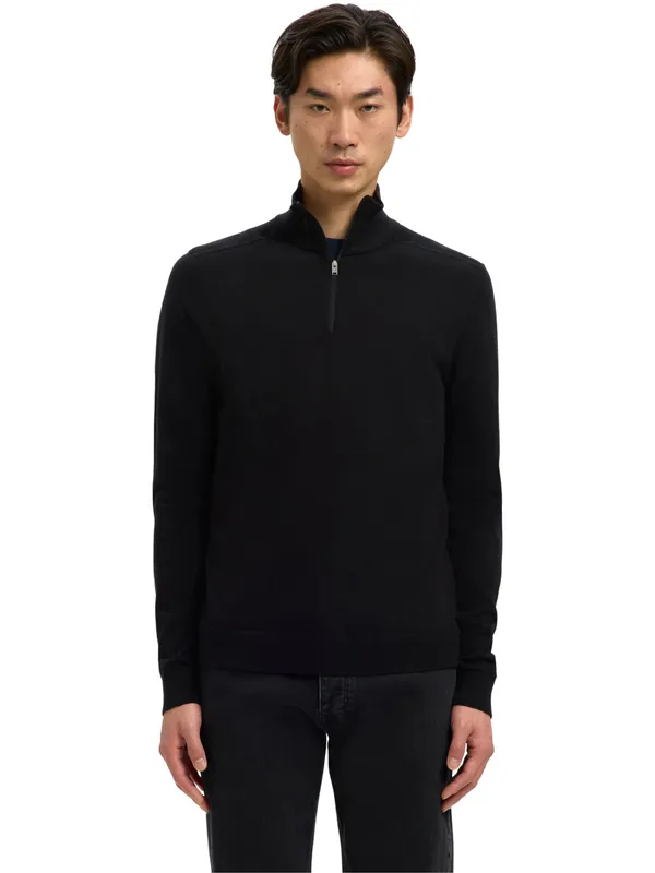 Slhberg Half Zip Cardigan Noos