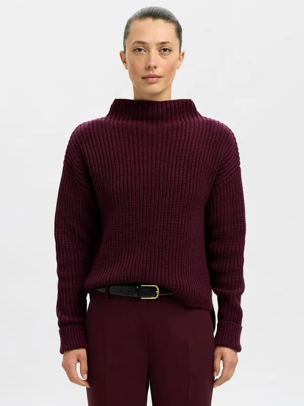 Slfselma Sus Ls Knit Pullover Noos