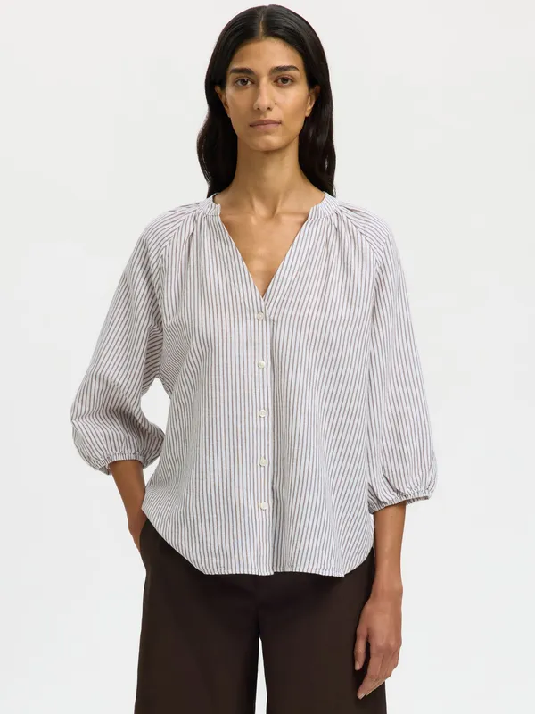 Slfcleo-alberta Linen Blend Sh