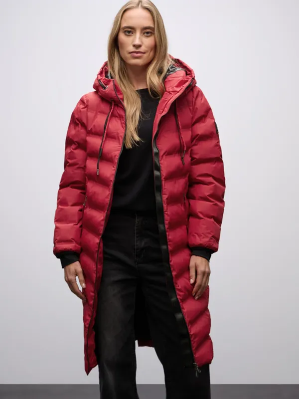 Ltd Qr Long Padded Jkt W. Glued Quilting