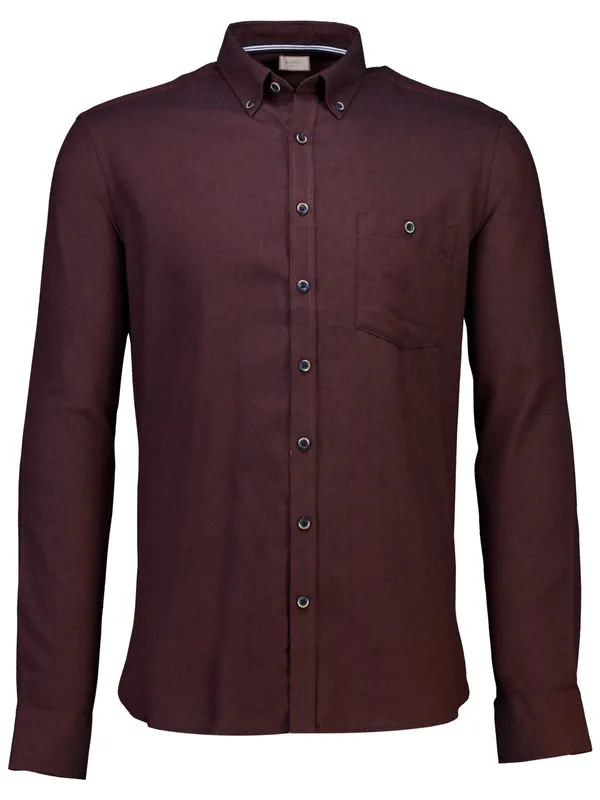 Melange Brushed Shirt Solid