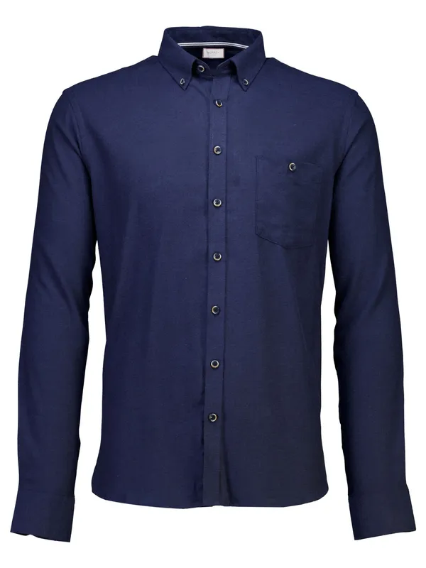Melange Brushed Shirt Solid